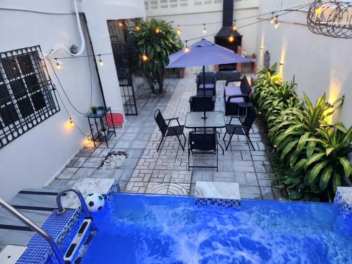 Private House With Pool In Santo Domingo, Quiet, 4 Bed 4 Bath, Brick Bbq, Wi-Fi, Ac, Hot Water, Full Kitchen, Garden Villa